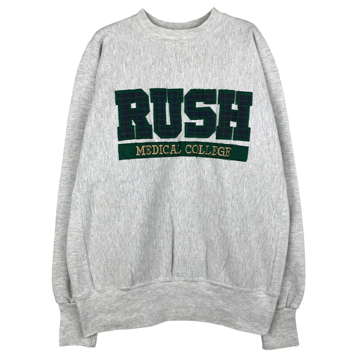 古着 90'S RUGGED SWEATS カレッジスウェットシャツ トレーナー USA製 メンズXL相当 ヴィンテージ /eaa482144 【中古】 【260119】 【NH-2508】 【SS2603_30】 グレー系 春夏秋冬