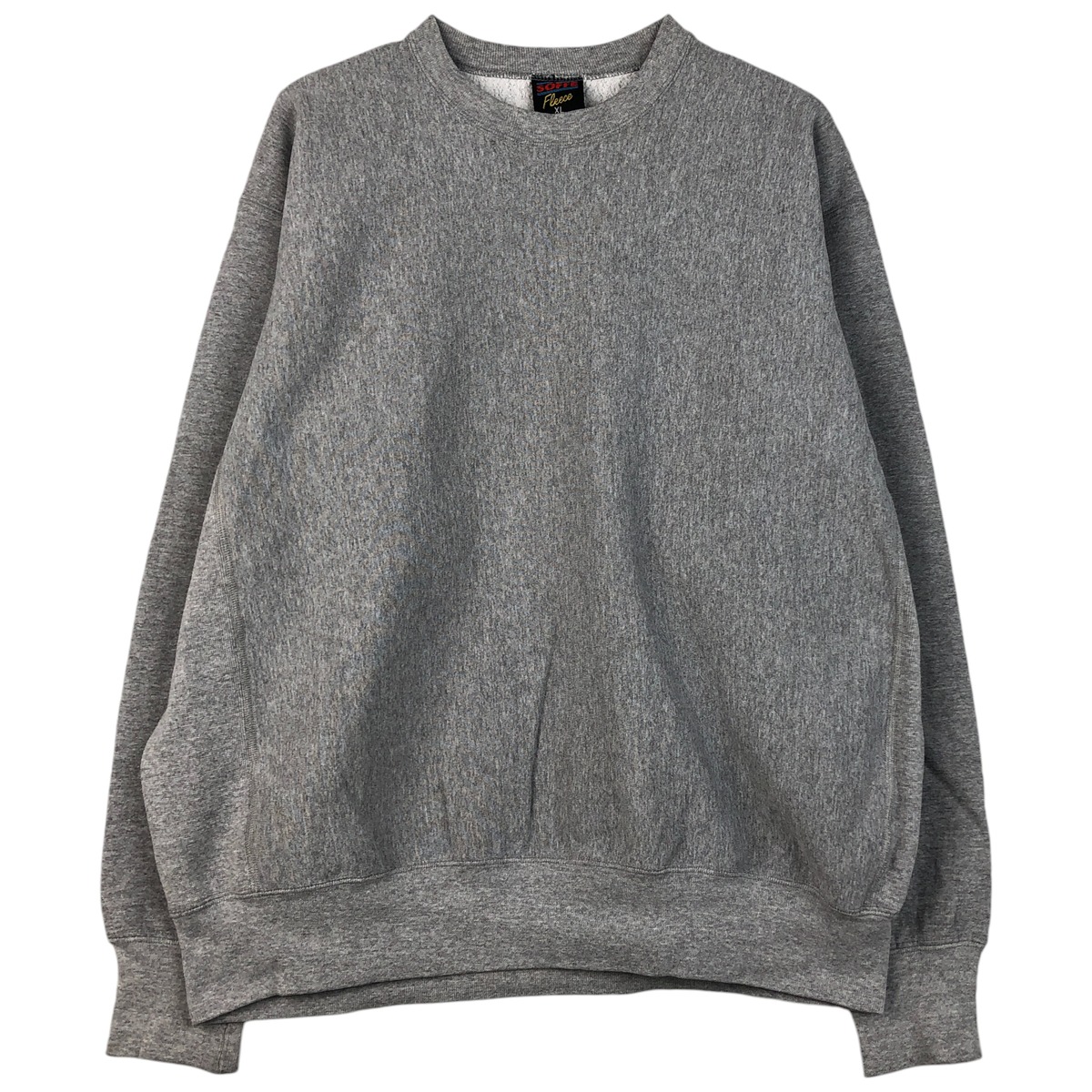 古着 80~90'S ソフィー SOFFE Fleece 無地 ブランクスウェットシャツ トレーナー USA製 メンズXL相当 ヴィンテージ /eaa482293 【中古】 【260122】 【NH-2508】 【SS2603_30】 グレー系 春夏秋冬