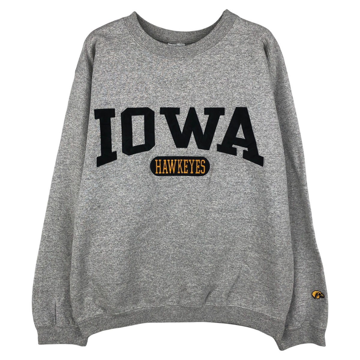古着 90'S The Cotton Exchange IOWA アイオワ大学 カレッジスウェットシャツ トレーナー USA製 メンズM相当 ヴィンテージ /eaa482330 【中古】 【260119】 【NH-2508】 【SS2603_30】 グレー系 春夏秋冬
