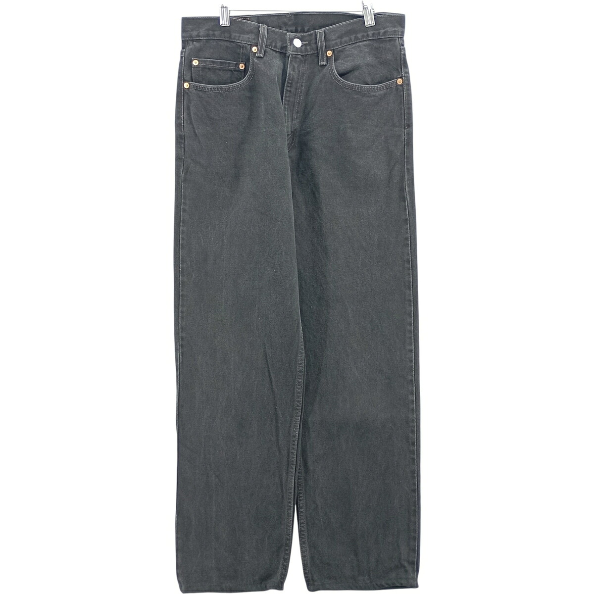 古着 90'S リーバイス Levi's 00550-0260 RELAXED FIT ブラックデニム テーパードデニムパンツ メンズw33相当 ヴィンテージ /eaa482423 【中古】 【260124】 【SS2603_10】 ブラック系 春夏秋冬