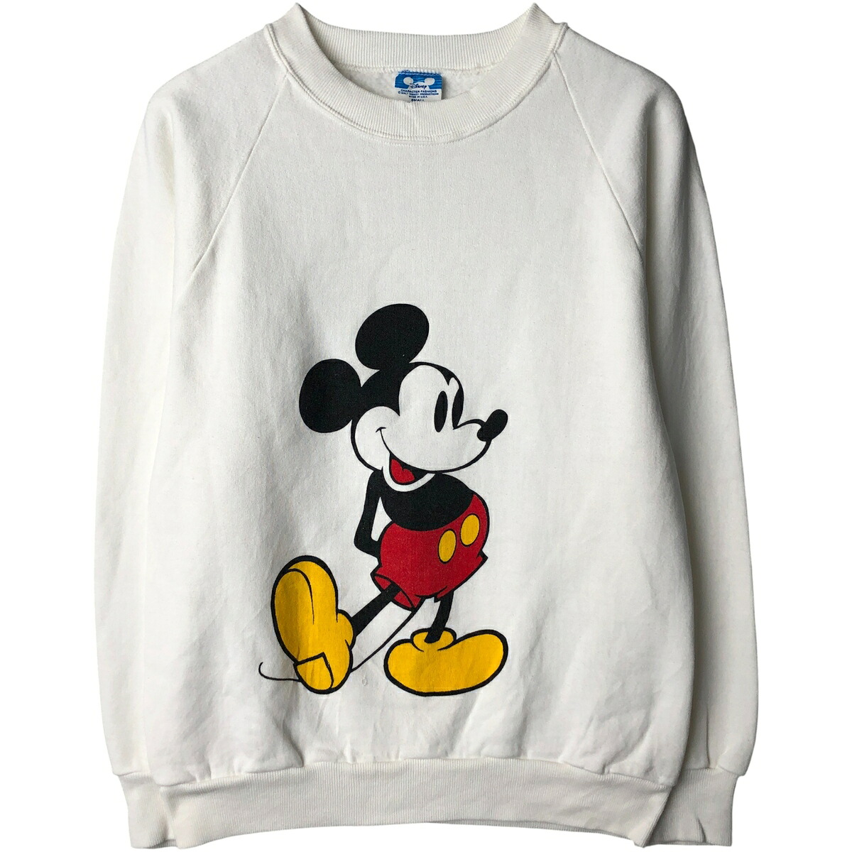 古着 ディズニー Disney MICKEY MOUSE ミッキーマウス キャラクタースウェットシャツ トレーナー USA製 メンズS相当 ヴィンテージ /eaa482814 【中古】 【251130】 【SS2606_30】|古着屋JAM