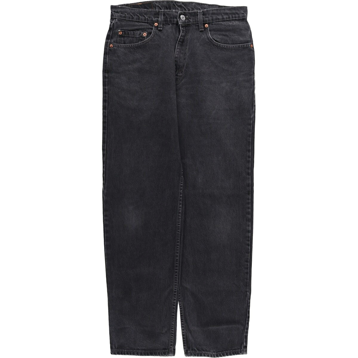 古着 リーバイス Levi's 550 RELAXED FIT ブラックデニム テーパードデニムパンツ カナダ製 メンズw33相当 /eaa483004 【中古】 【260117】 【SS2603_30】 ブラック系 春夏秋冬