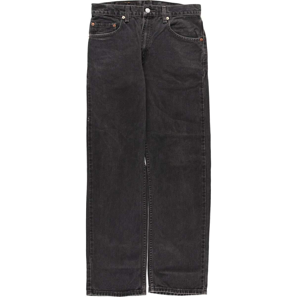 古着 00'S リーバイス Levi's 505 REGULAR FIT STRAIGHT LEG ブラックデニム テーパードデニムパンツ メンズw30相当 /eaa483150 【中古】 【260116】 【SS2606_30】｜古着屋JAM