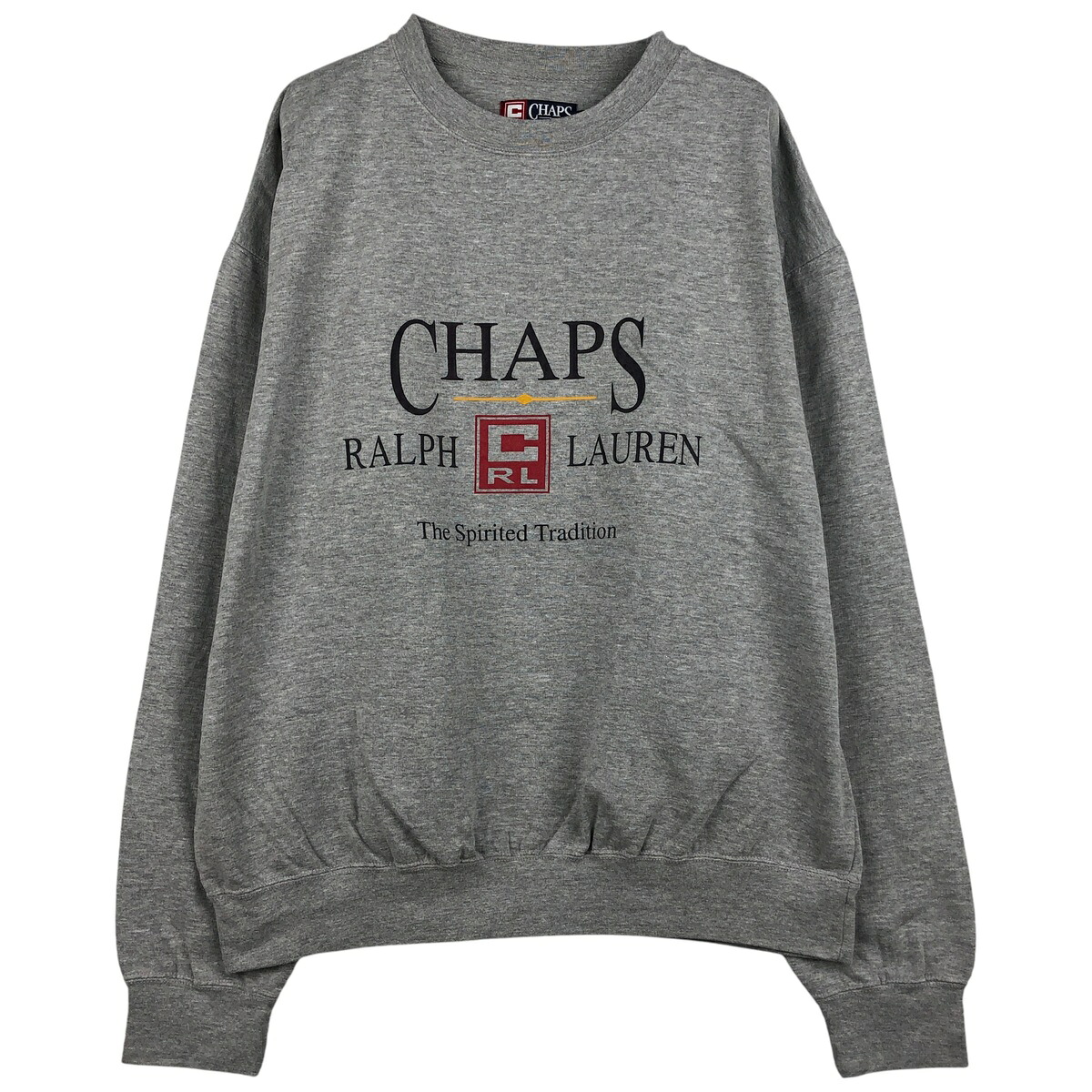 古着 ラルフローレン Ralph Lauren CHAPS チャップス ロゴスウェットシャツ トレーナー メンズL相当 /eaa483171 【中古】 【260122】 【NH-2508】 【SS2603_10】 グレー系 春夏秋冬