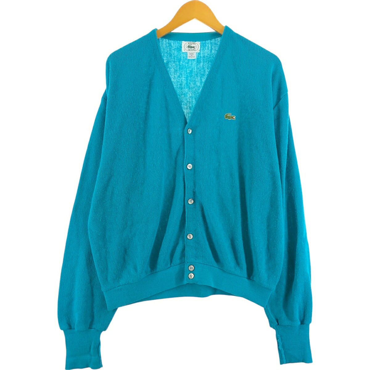 古着 80~90'S ラコステ LACOSTE IZOD アクリルニットカーディガン USA製 メンズXL相当 ヴィンテージ /eaa492771 【中古】 【250223】 【SS2603_50】 7,000円