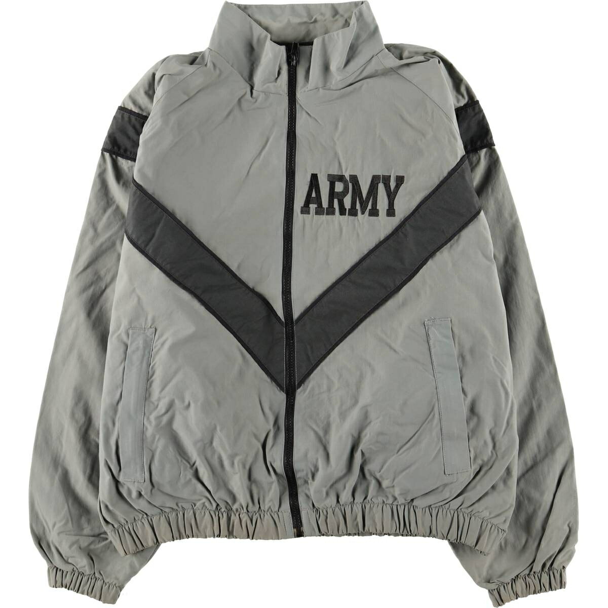 古着 90'S 米軍実品 U.S.ARMY SKILCRAFT IPFU トレーニングジャケット ナイロンジャケット USA製 SMALL/REGULAR メンズS相当 ヴィンテージ /eaa495131 【中古】 【260320】 グレー系 春秋冬