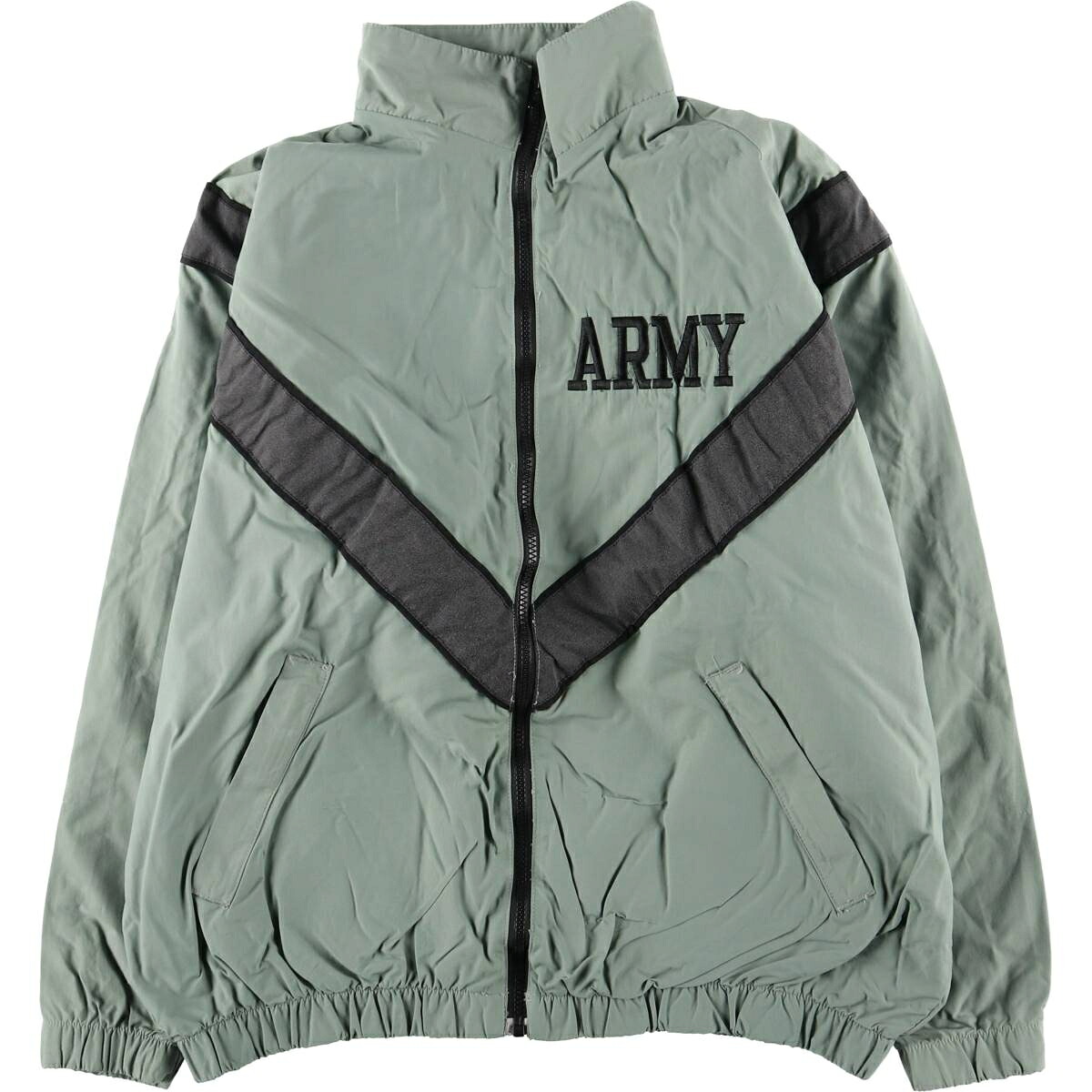 古着 00'S 米軍実品 U.S.ARMY IPFU トレーニングジャケット ナイロンジャケット USA製 MEDIUM-LONG メンズM相当 /eaa495138 【中古】 【260320】｜古着屋JAM