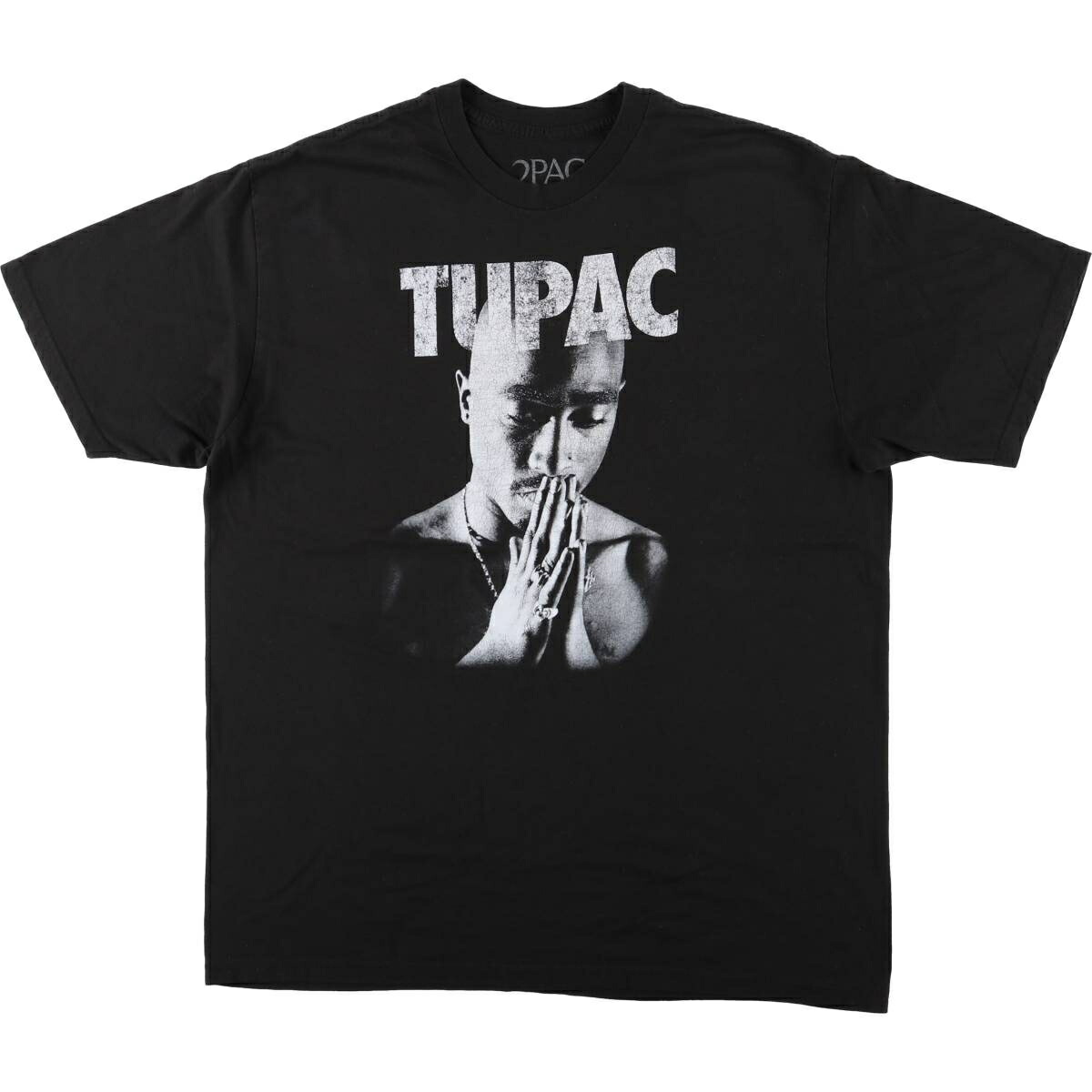 古着 2pac トゥーパック ラップTシャツ ラップT メンズXL相当 /eaa495370 【中古】 【260323】 ブラック系 春夏秋
