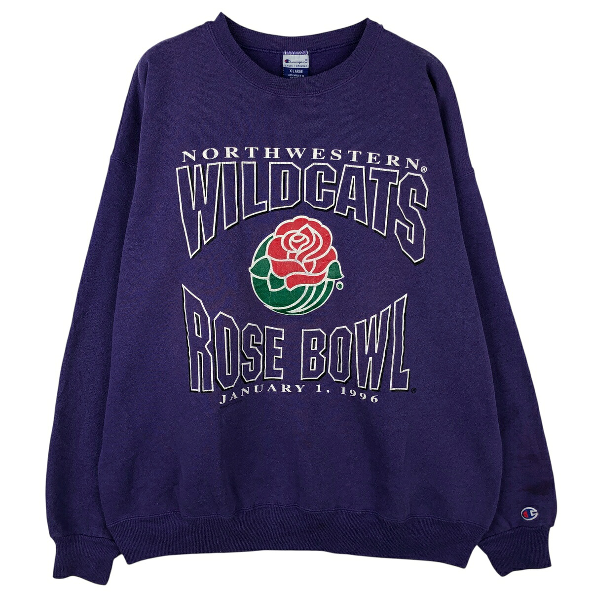 古着 チャンピオン Champion ROSE BOWL 1996 ローズボウル カレッジスウェットシャツ トレーナー メンズXL相当 ヴィンテージ /eaa495448 【中古】 【260213】 パープル系 春夏秋冬 7,000円