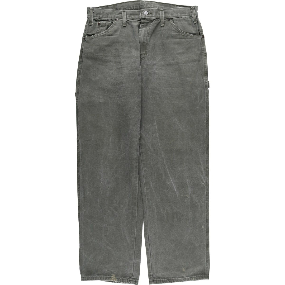 古着 ディッキーズ Dickies Relaxed Fit ダックペインターパンツ メンズw34相当 /eaa495608 【中古】 【260327】 カーキ系 春夏秋冬