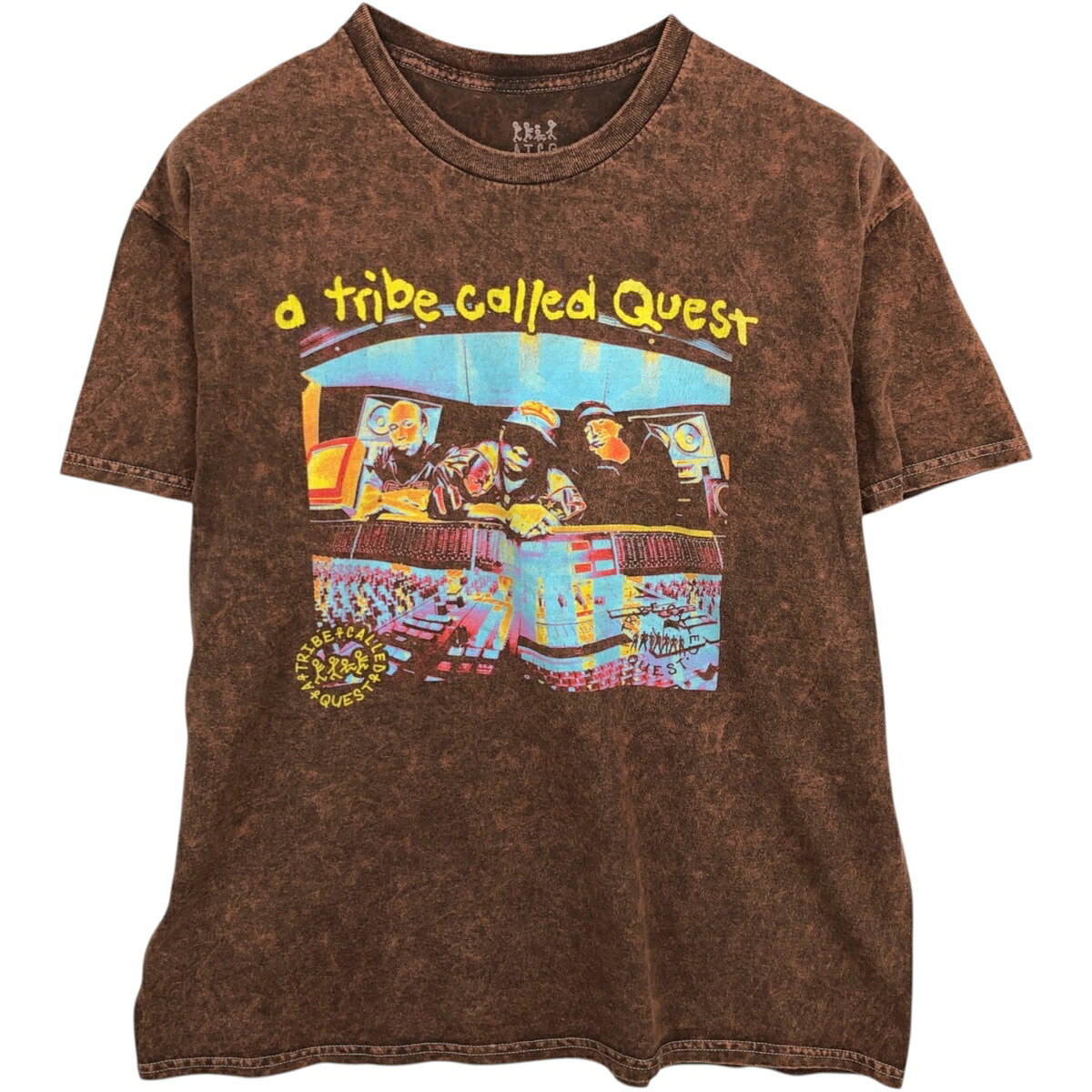 古着 A Tribe Called Quest ア トライブ コールド クエスト バンドTシャツ バンT メンズM相当 /eaa495721 【中古】 【260323】 ブラウン系 春夏秋