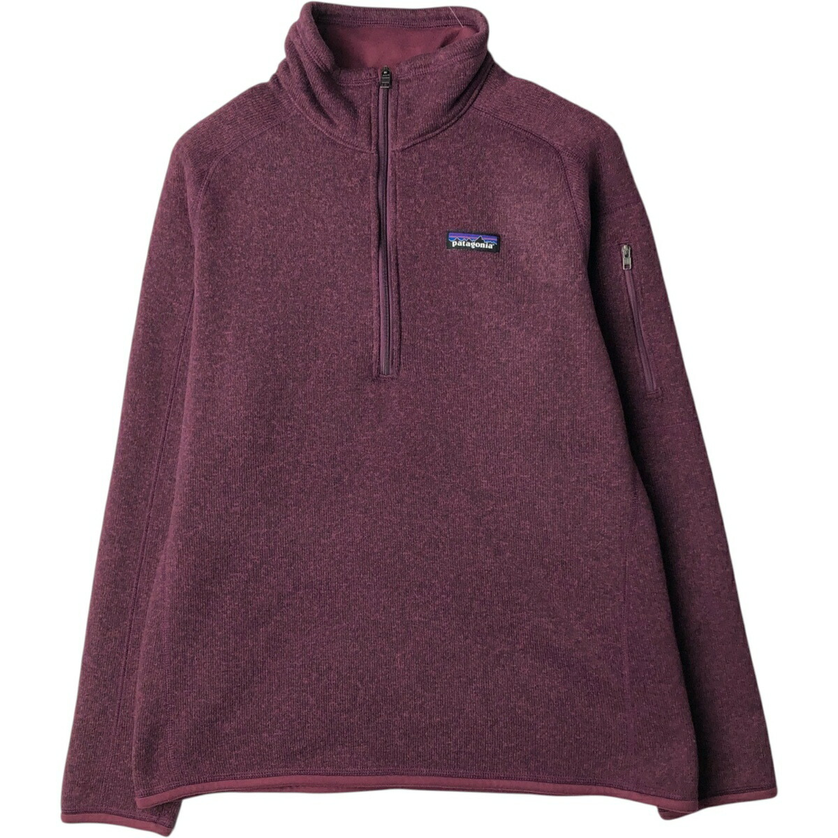 古着 パタゴニア Patagonia 25618FA19 ベターセーター 1/4ジップ ハーフジップ フリースプルオーバー レディースL相当 /eaa495993 【中古】 【260405】 【ADEL/アデル】 パープル系 春秋冬