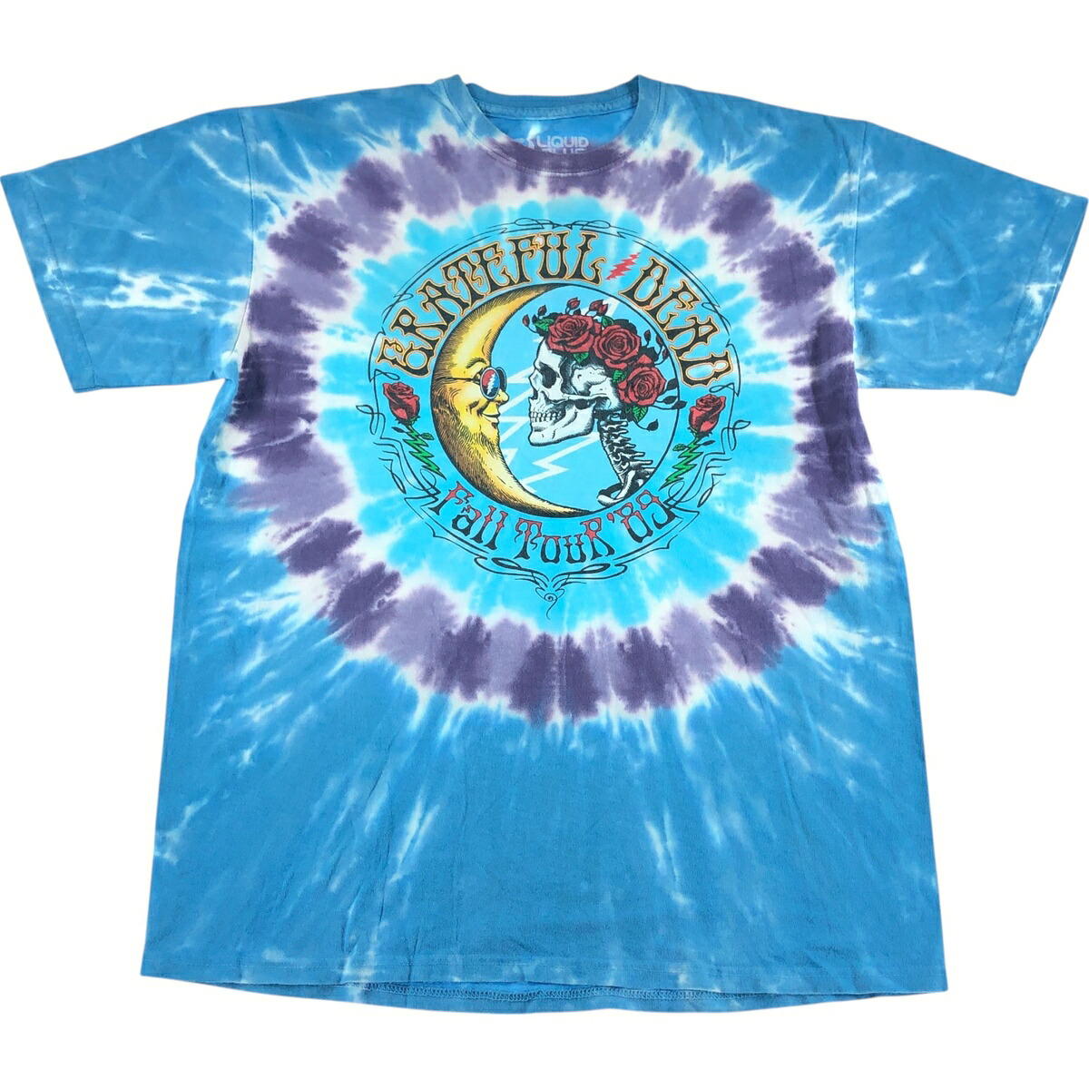 古着 リキッドブルー LIQUID BLUE GRATEFUL DEAD グレイトフルデッド タイダイ柄 バンドTシャツ バンT メンズL相当 /eaa501743 【中古】 【250531】 【SS2603_30】