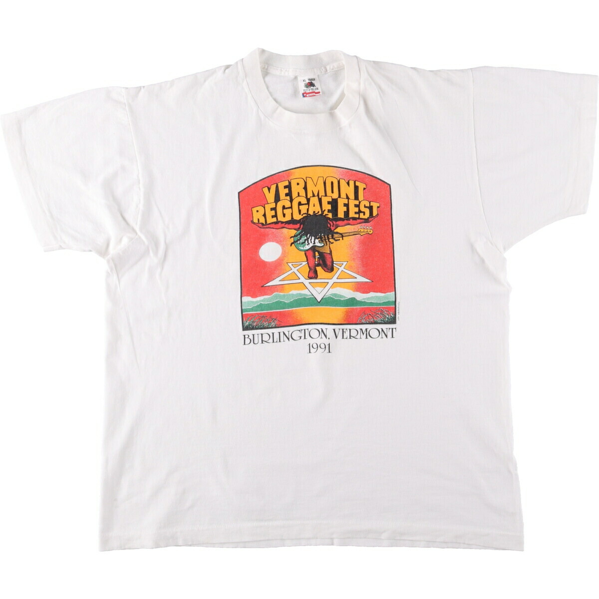 古着 90'S フルーツオブザルーム FRUIT OF THE LOOM Bobby Dean Hackney ボビーディーンハックニー バンドTシャツ バンT USA製 メンズXL相当 ヴィンテージ /eaa501827 【中古】 【250525】 【SS2603_10】