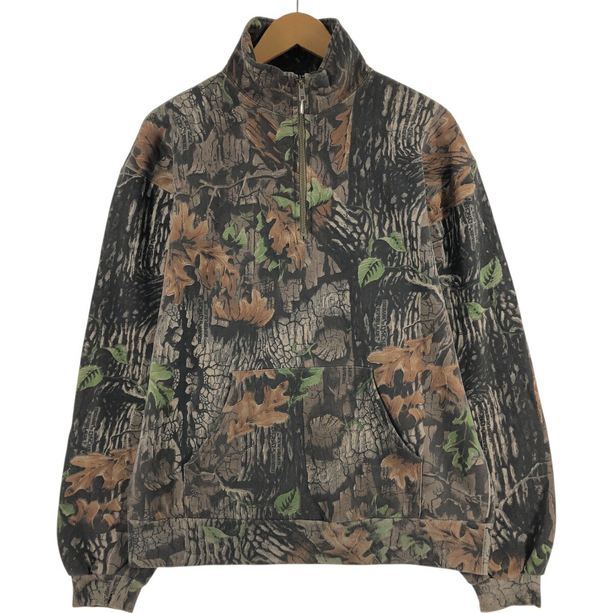 【90年代usa製、総柄リアルツリー】ジャージーズ長袖Tシャツ古着ストリート. 90年代usa製、総柄リアルツリー】ジャージーズ長袖Tシャツ古着