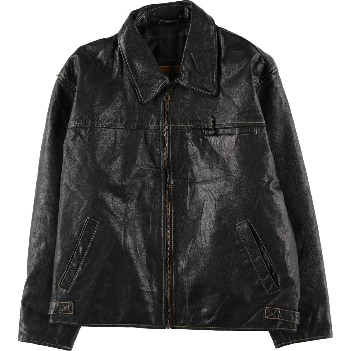 極上 70s ヴィンテージ グラスウォーター レザージャケット イーストウエスト 極上 70s ヴィンテージ グラスウォーター レザージャケット イースト