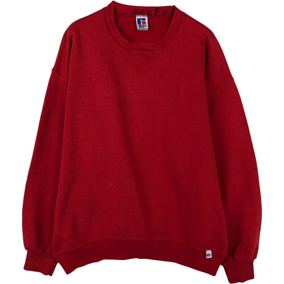 古着 90'S ラッセル Russell ATHLETIC 無地 ブランクスウェットシャツ トレーナー USA製 メンズXL相当 ヴィンテージ /eaa513494 【中古】 【260310】 レッド系 春夏秋冬