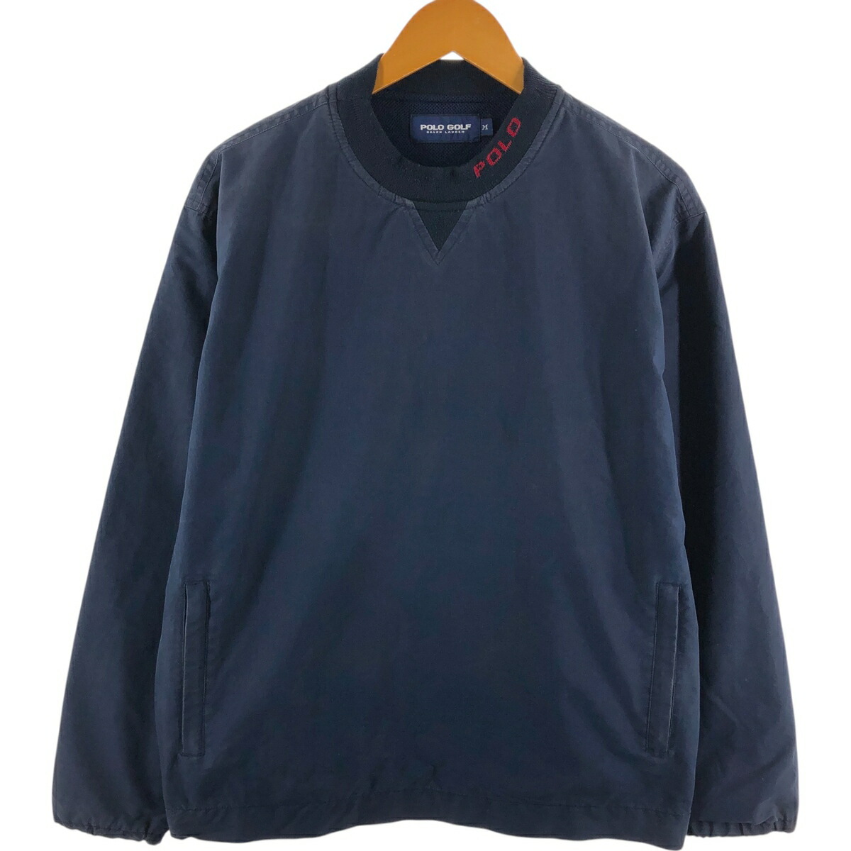 古着 90~00\'S ラルフローレン Ralph Lauren POLO GOLF ポロゴルフ ウォームアッププルオーバー メンズM相当 ヴィンテージ /eaa514365 【中古】 【250215】 【SS2603_10】