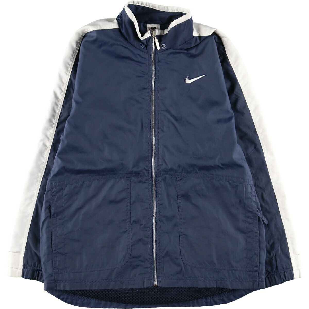 古着 90'S ナイキ NIKE バックロゴ ナイロンジャケット メンズXL相当 ヴィンテージ /eaa514842 【中古】 【250209】 【SS2603_30】