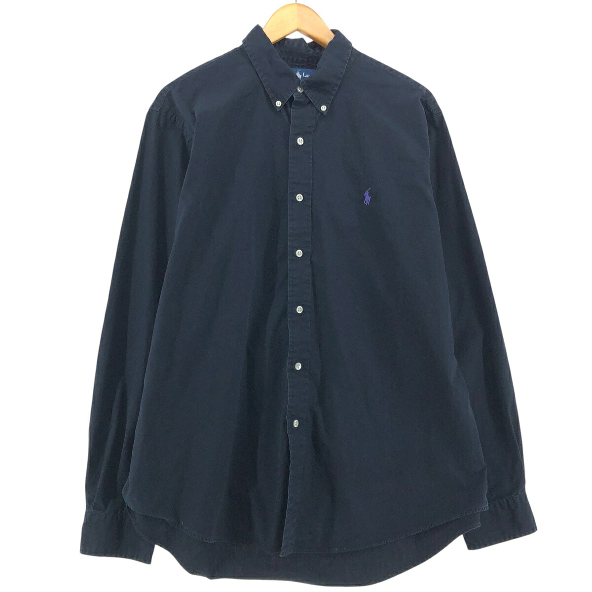 古着 ラルフローレン Ralph Lauren CUSTOM FIT 長袖 ボタンダウンシャツ メンズXL相当 /eaa515376 【中古】 【250215】 【SS2603_10】
