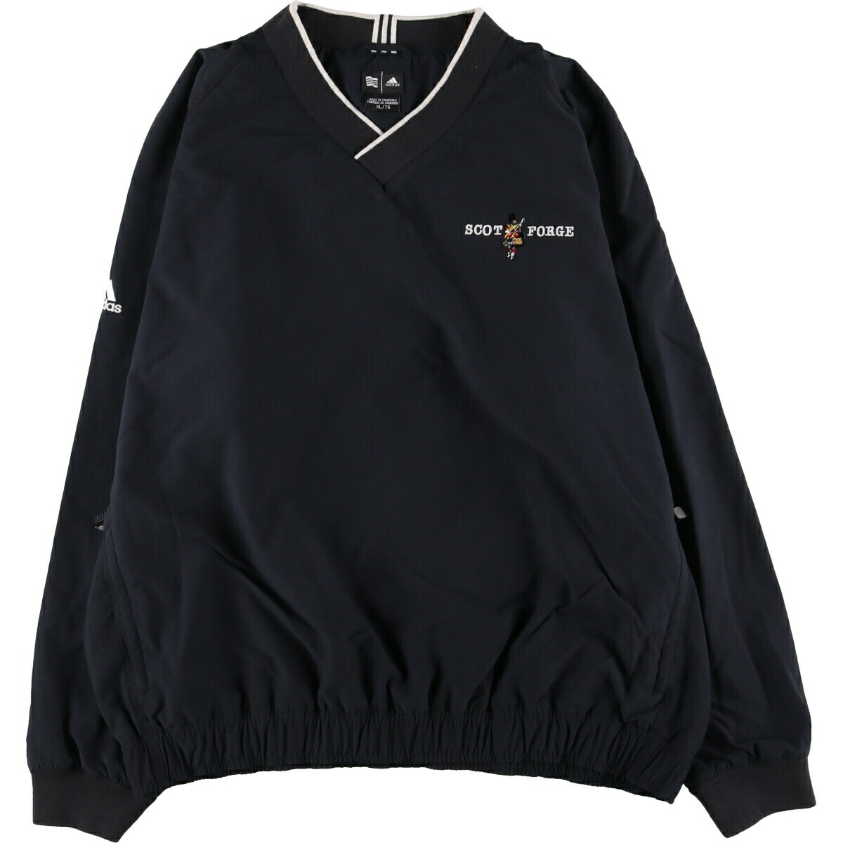 楽天市場】古着 90'S アディダス adidas GOLF Vネック ウォームアップ