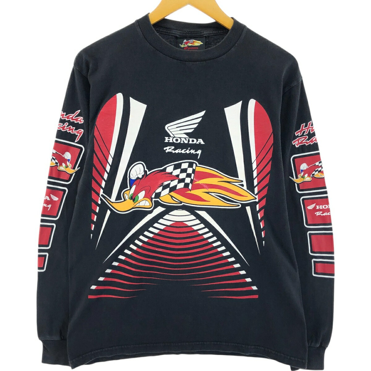 80s HONDA モトクロス RACING TEAM ロンT ビンテージ レア 80s HONDA モトクロス RACING TEAM ロンT ビンテージ レア