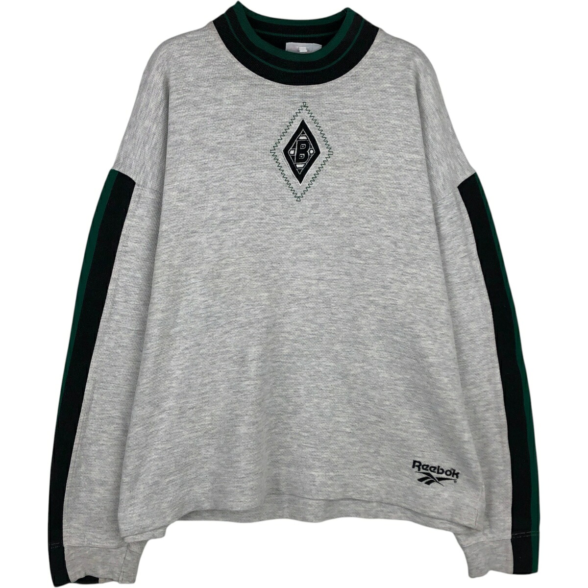 古着 90'S リーボック Reebok モックネック スウェットシャツ トレーナー メンズL相当 ヴィンテージ /eaa522141 【中古】 【260313】 グレー系 春夏秋冬