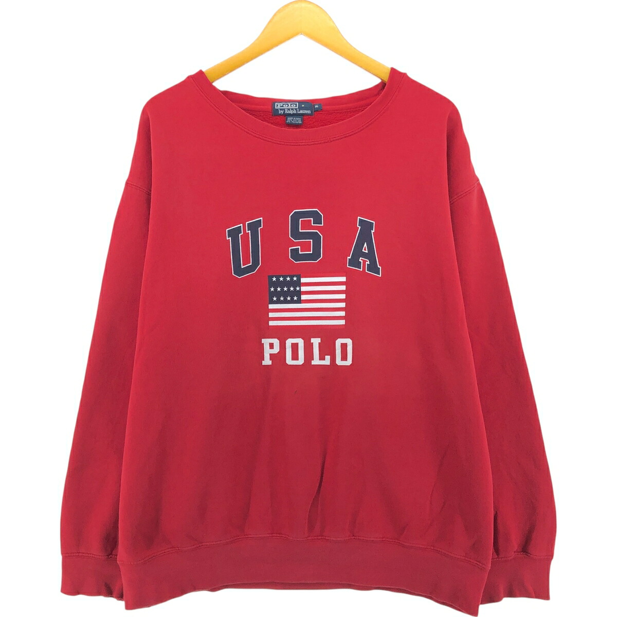 古着 ラルフローレン Ralph Lauren POLO by Ralph Lauren プリントスウェットシャツ トレーナー メンズXL相当 /eaa522981 【中古】 【250303】 【SS2603_10】