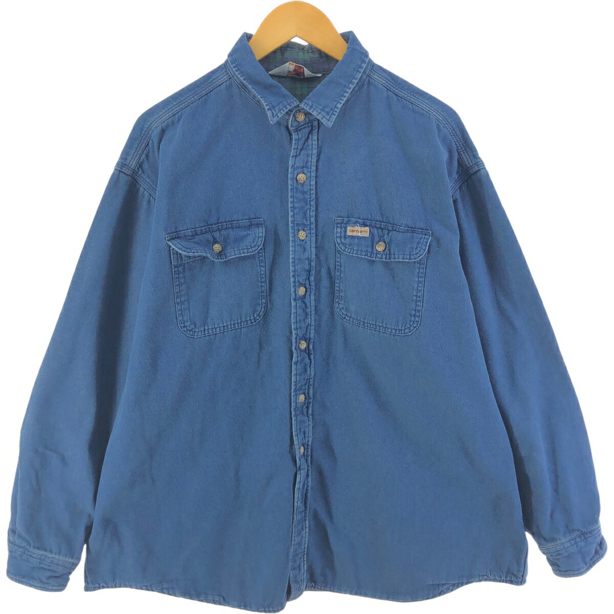 楽天市場】Carhartt RELAXED FIT DENIM FLEECE LINED SNAP-FRONT SHIRT