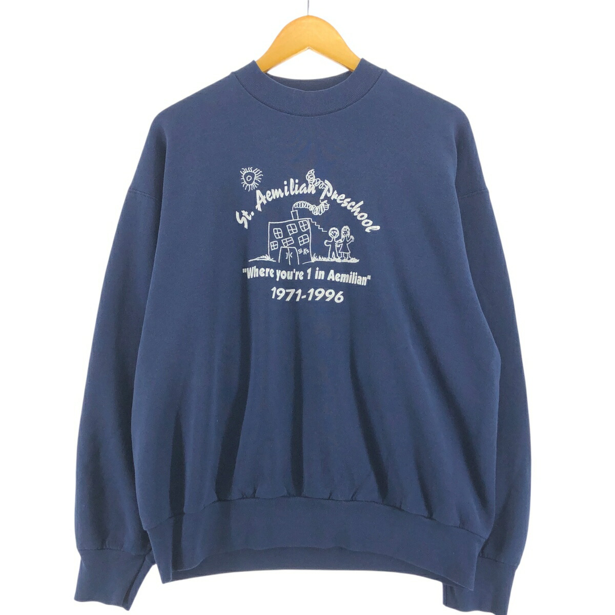 古着 90'S フルーツオブザルーム FRUIT OF THE LOOM プリントスウェットシャツ トレーナー カナダ製 メンズXL相当 ヴィンテージ /eaa523891 【中古】 【250223】 【SS2603_30】