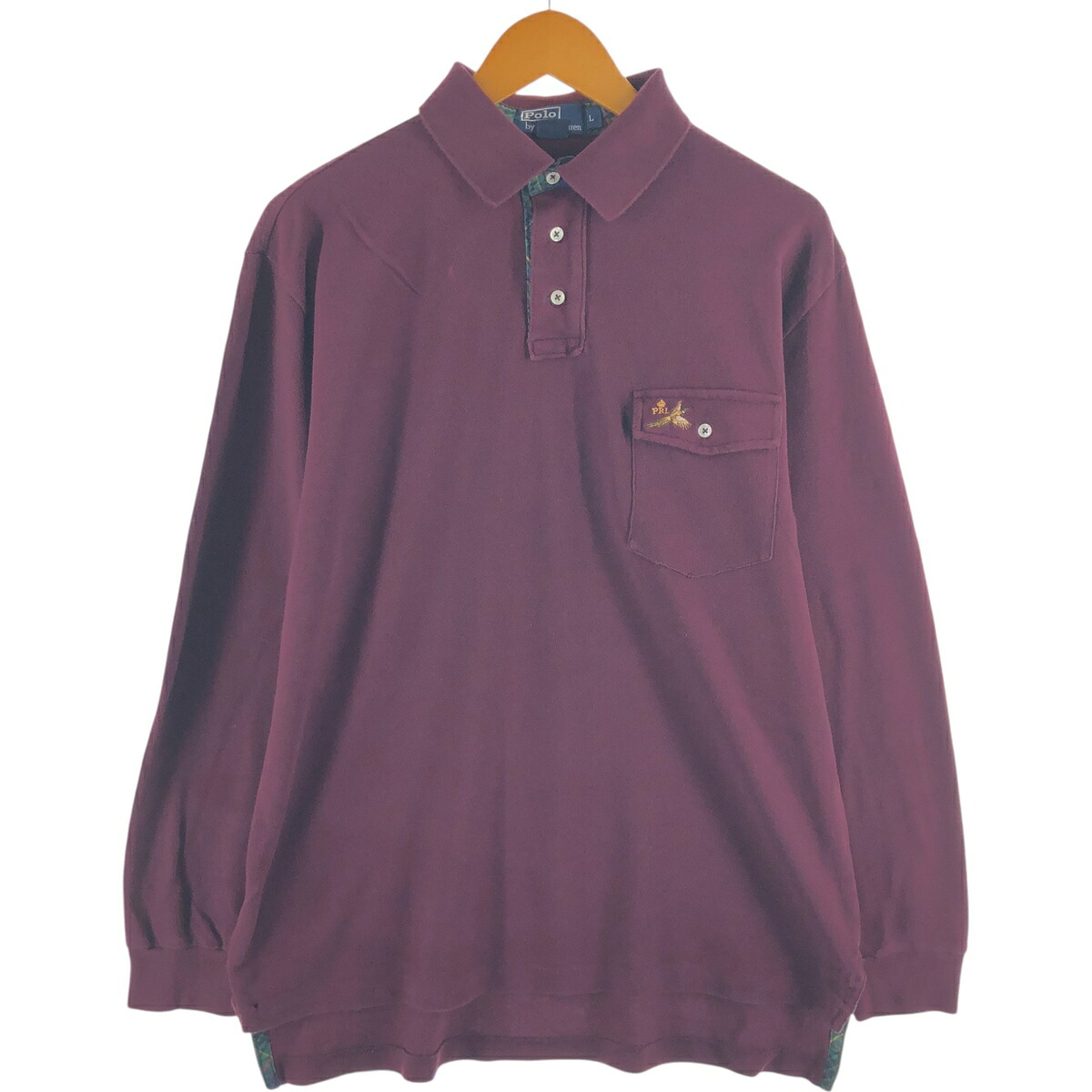 古着 ラルフローレン Ralph Lauren POLO by Ralph Lauren 長袖 ポロシャツ メンズL相当 /eaa525987 【中古】 【250313】 【SS2603_10】