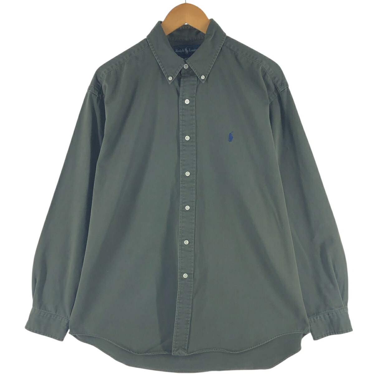 古着 ラルフローレン Ralph Lauren BLAKE 長袖 ボタンダウンシャツ メンズL相当 /eaa526254 【中古】 【250316】 【SS2603_10】