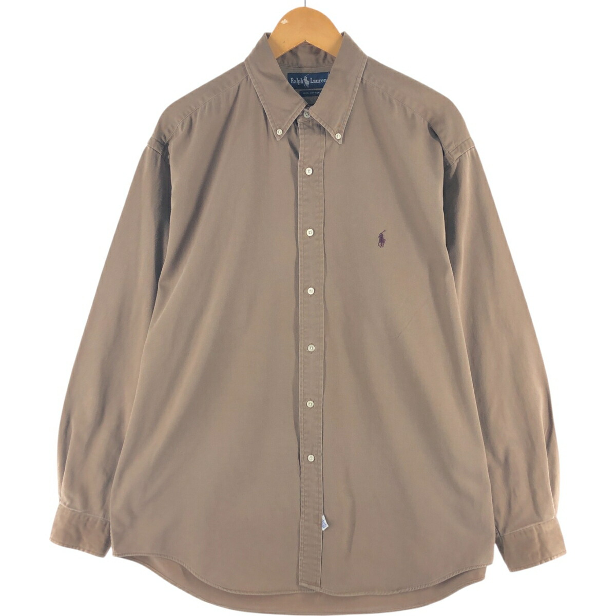 古着 ラルフローレン Ralph Lauren 長袖 ボタンダウンシャツ メンズL相当 /eaa526255 【中古】 【250316】 【SS2603_10】