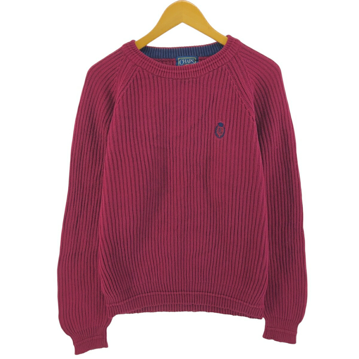 古着 80'S ラルフローレン Ralph Lauren CHAPS チャップス コットンニットセーター レディースM相当 ヴィンテージ /eaa528395 【中古】 【250316】 【ADEL/アデル】 【ss2601_10】