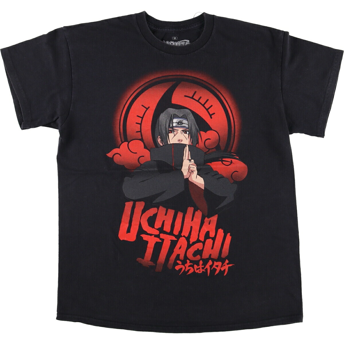 古着 00'S NARUTO SHIPPUDEN ナルト疾風伝 うちはイタチ アニメ キャラクタープリントTシャツ メンズM相当 /eaa528397 【中古】 【250320】 【ss2601_50】