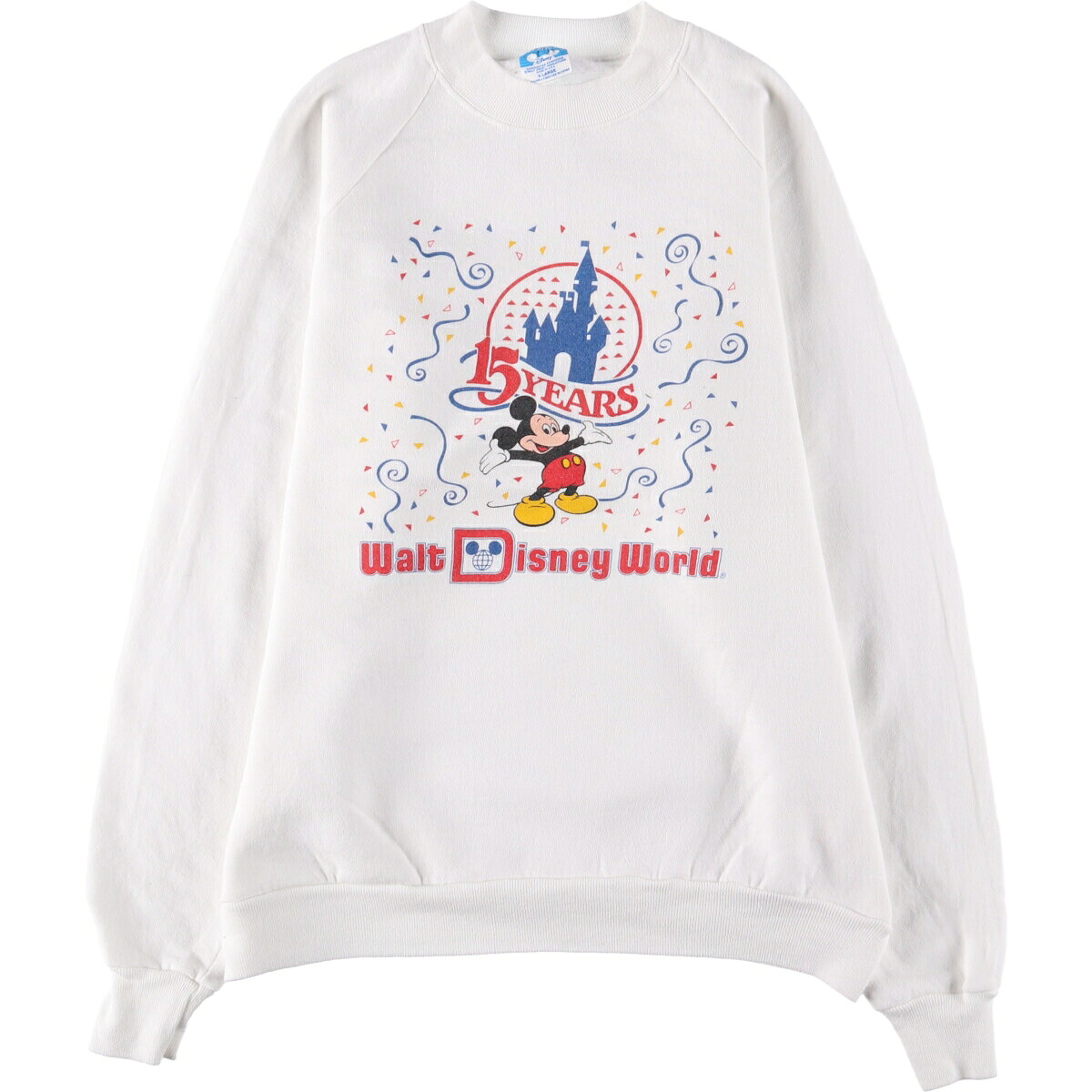 古着 80'S ディズニー DISNEY MICKEY MOUSE ミッキーマウス キャラクタースウェットシャツ トレーナー USA製 メンズXL相当 ヴィンテージ /eaa528498 【中古】 【250320】 【SS2603_30】