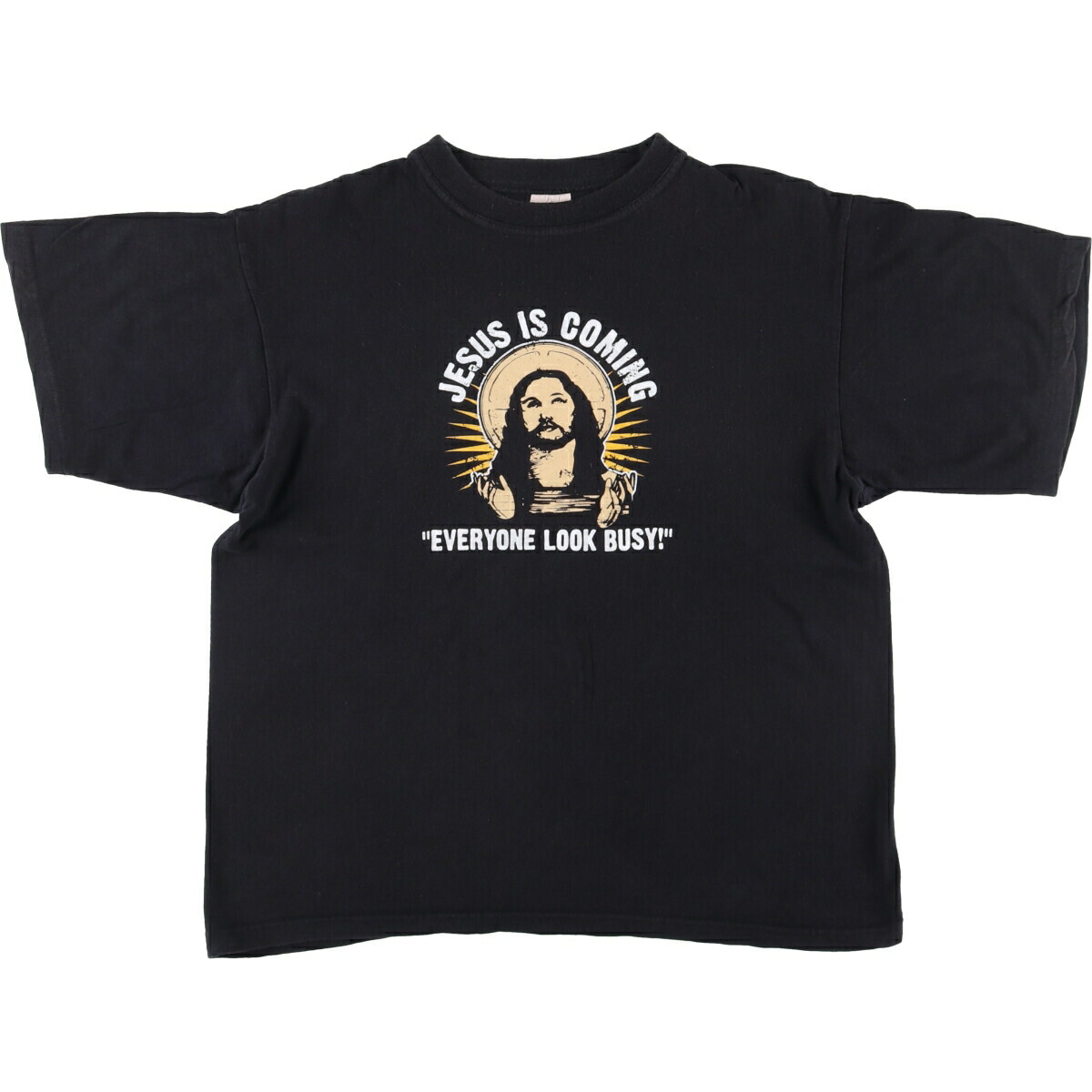 古着 GREAT SOUTHERN LAND CLOTHING CO. JESUS CHRIST イエスキリスト プリントTシャツ メンズM相当 /eaa529158 【中古】 【250604】 【SS2603_30】