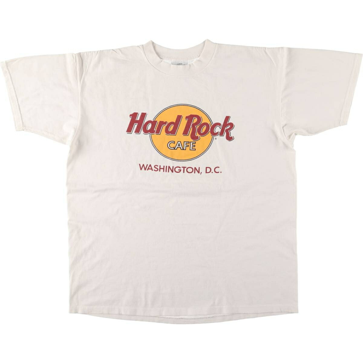 古着 90'S HARD ROCK CAFE ハードロックカフェ アドバタイジングTシャツ USA製 メンズL相当 ヴィンテージ /eaa529516 【中古】 【250706】