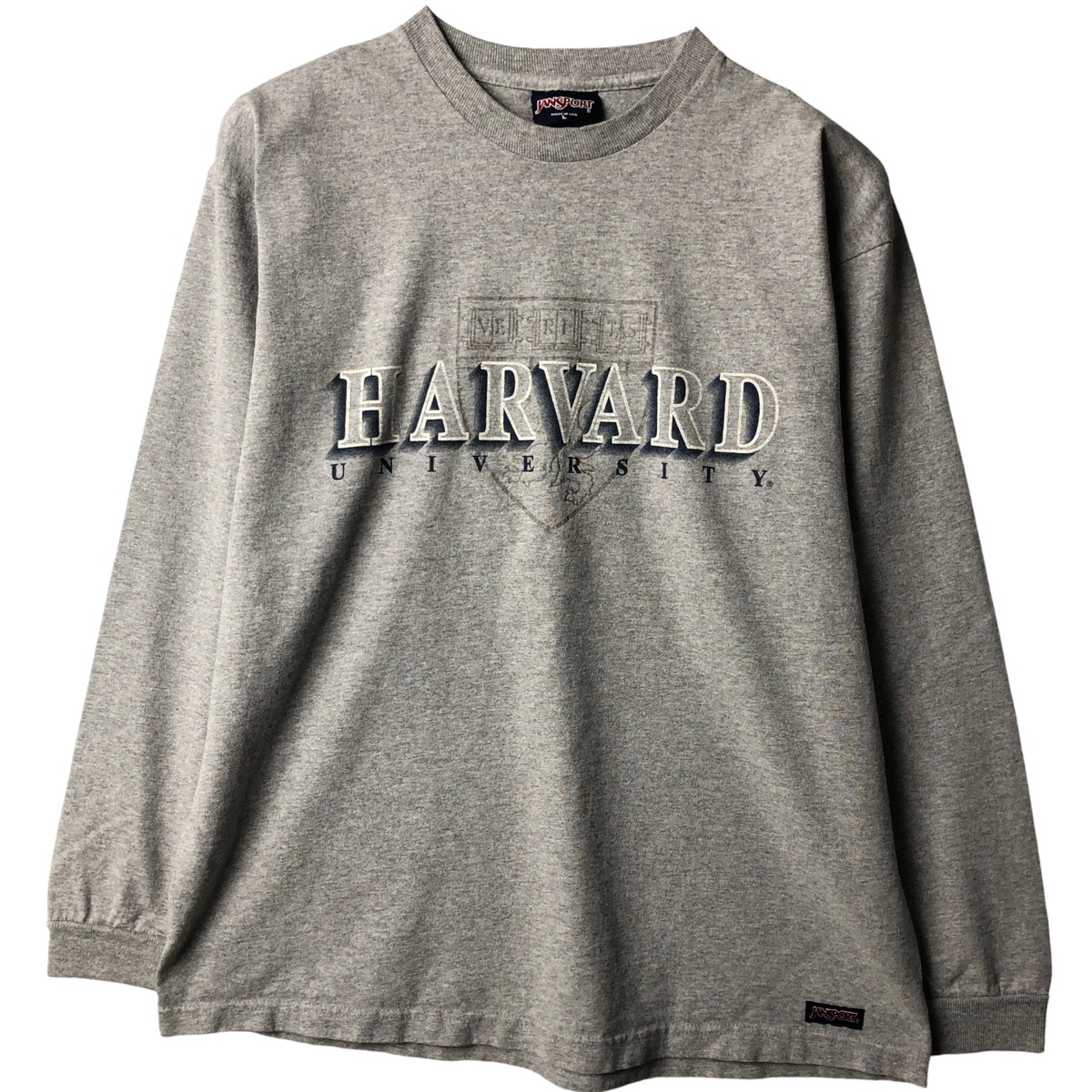 古着 90'S ジャンスポーツ JANSPORT HARVARD ハーバード大学 カレッジ ロングTシャツ ロンT USA製 メンズL相当 ヴィンテージ /eaa529767 【中古】 【250922】 【NH-2508】 【SS2603_10】