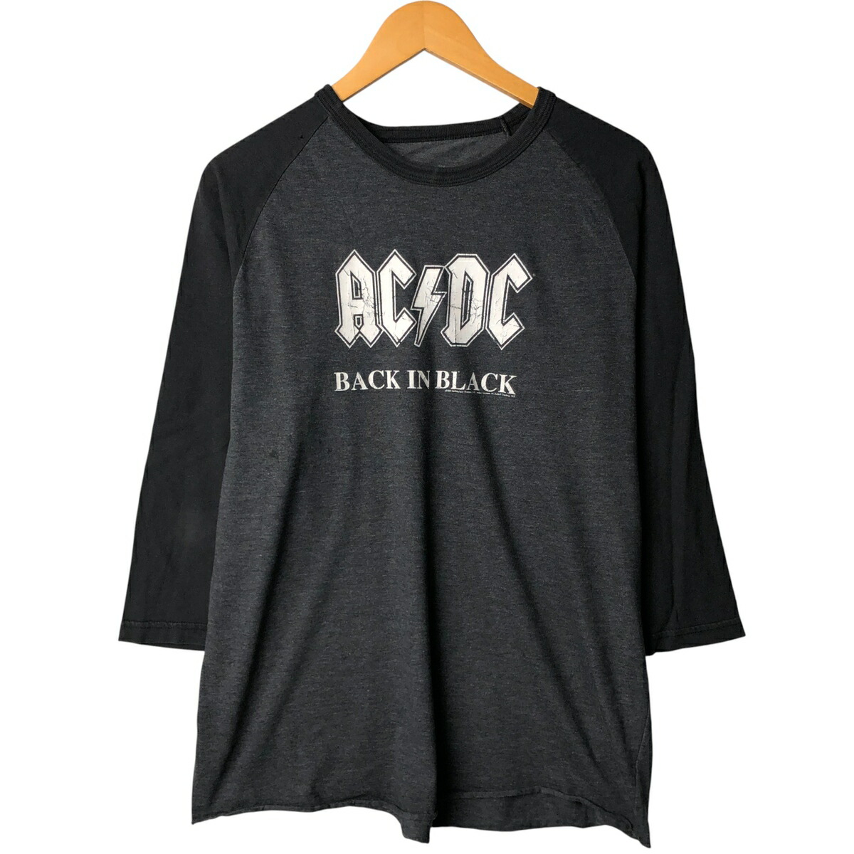 古着 AC/DC エーシーディーシー ラグラン バンドTシャツ バンT メンズXL相当 /eaa529831 【中古】 【250926】 【SS2603_10】