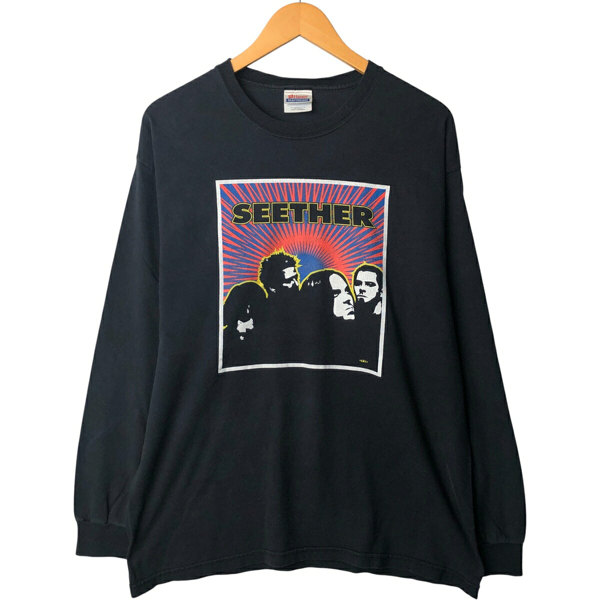 古着 ヘインズ Hanes SEETHER シーザー ロンT バンドTシャツ バンT メンズL相当 /eaa529901 【中古】 【250926】 【SS2603_10】