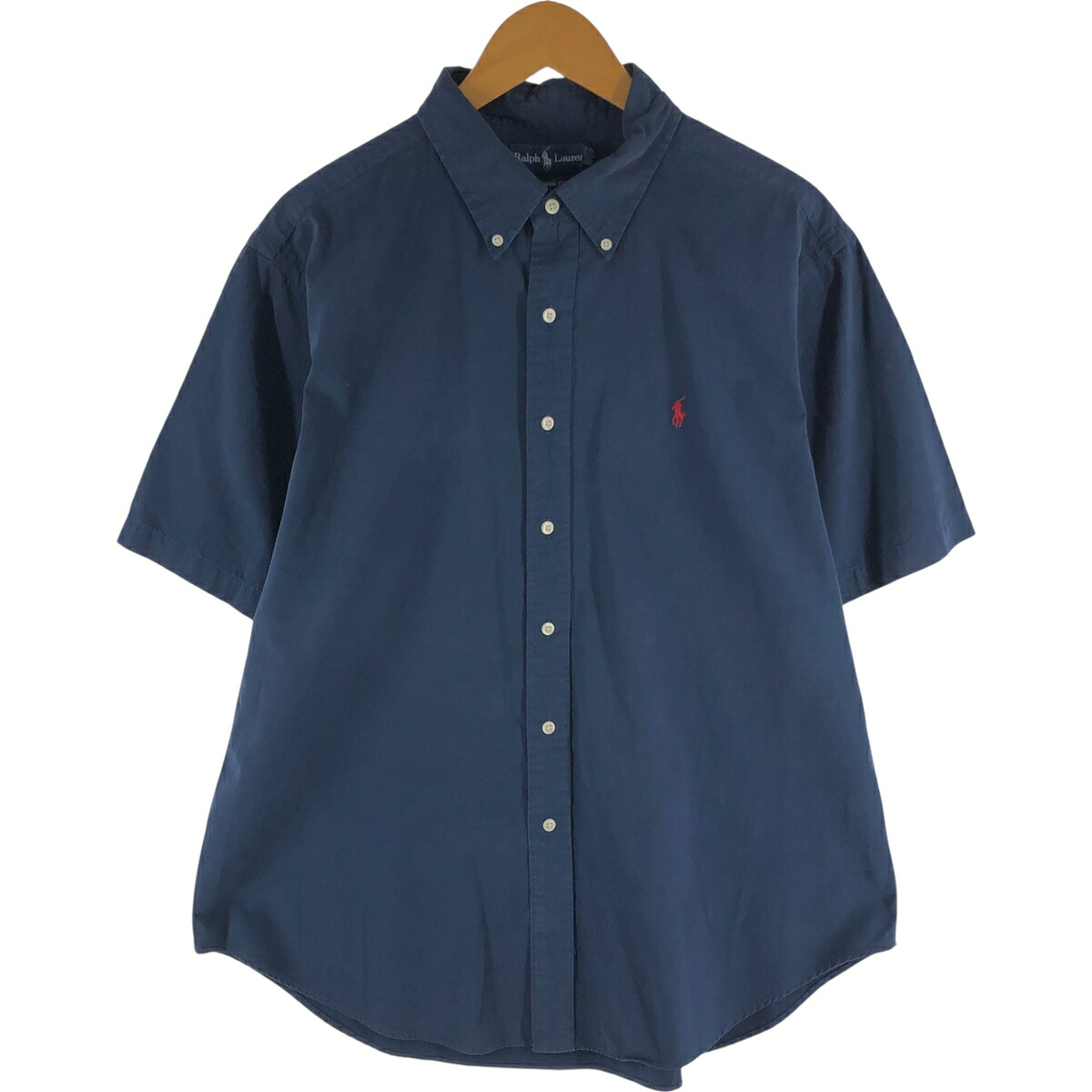 古着 ラルフローレン Ralph Lauren CLASSIC FIT 半袖 ボタンダウンシャツ メンズXL相当 /eaa534575 【中古】 【250406】 【SS2603_10】