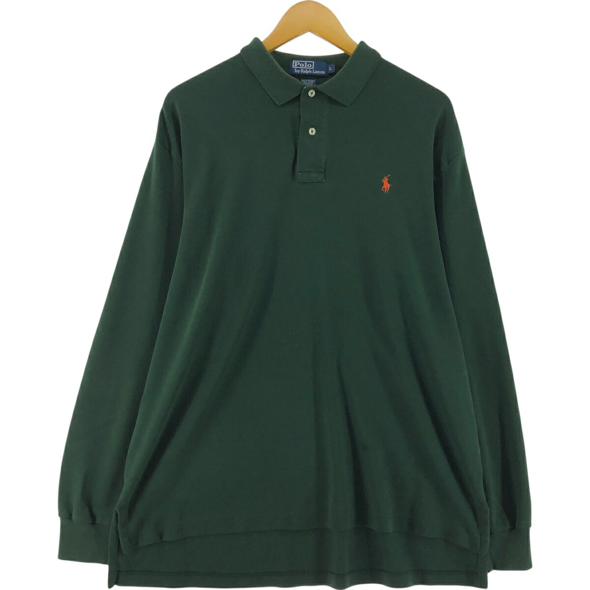 古着 ラルフローレン Ralph Lauren POLO by Ralph Lauren 長袖 ポロシャツ メンズL相当 /eaa535325 【中古】 【250408】 【SS2603_10】