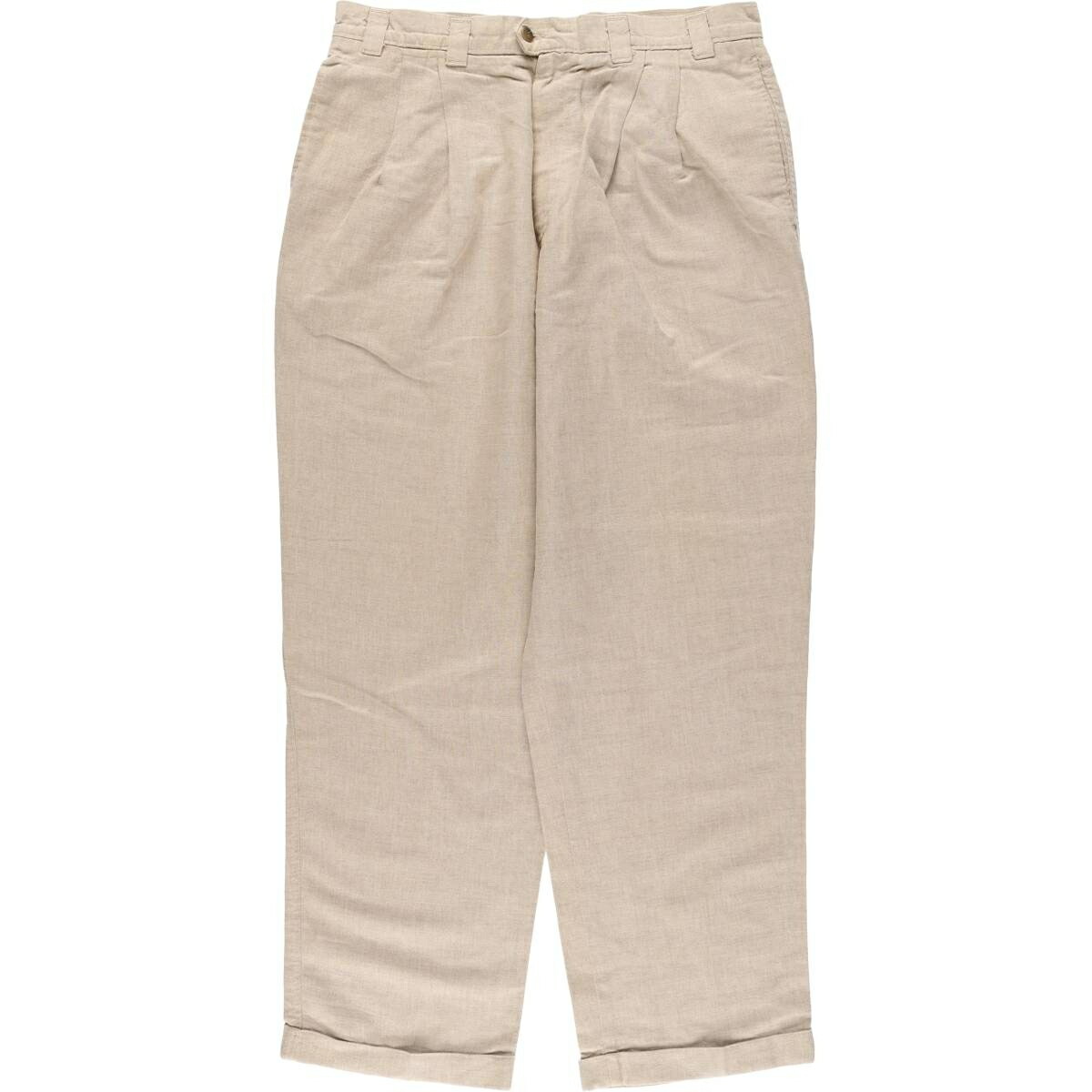 90sドッカーズ リネン ツータックスラックス W36L30 USAリーバイス 90sドッカーズ リネン ツータックスラックス W36L30 USAリーバイス