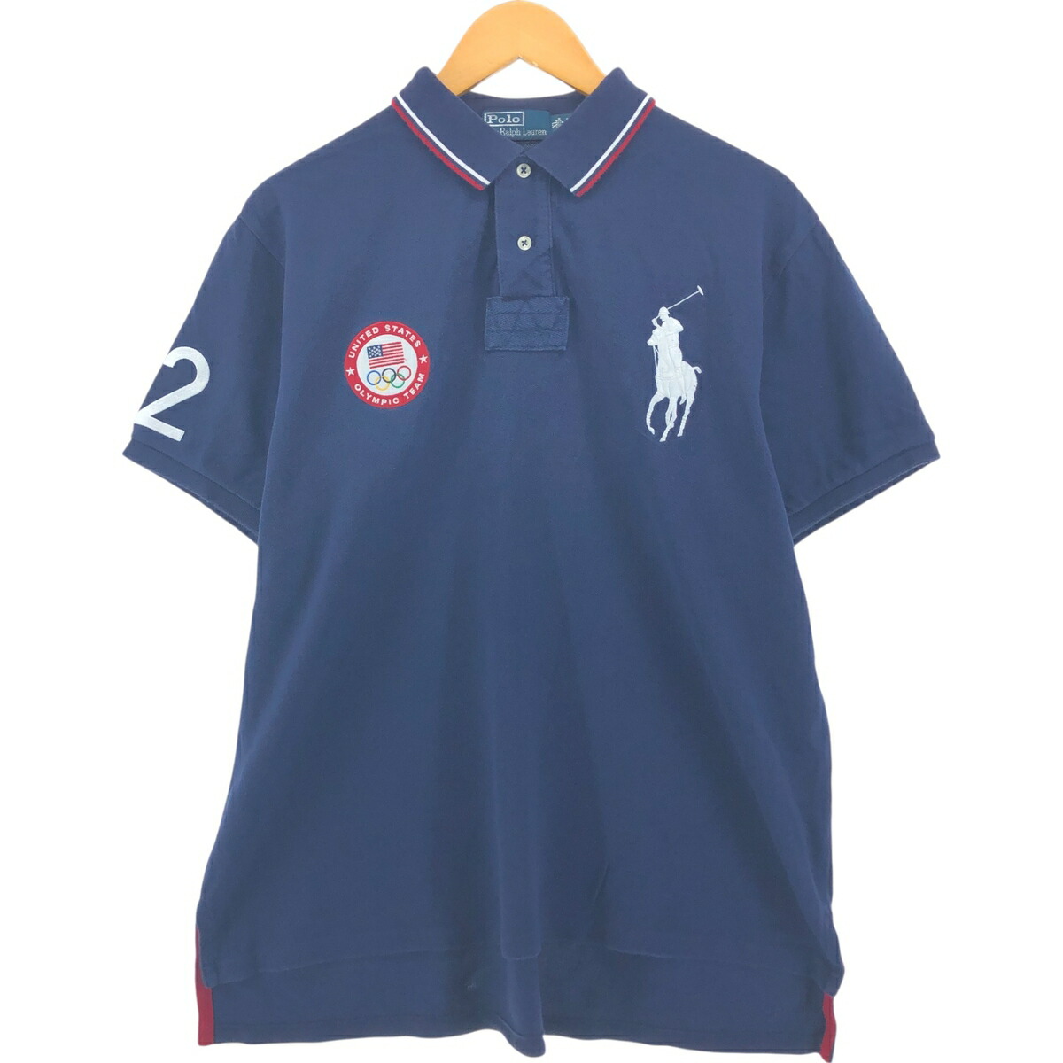 古着 ラルフローレン Ralph Lauren POLO by Ralph Lauren ビッグポニー 半袖 ラガーシャツ メンズXL相当 /eaa538050 【中古】 【250426】 【SS2603_10】