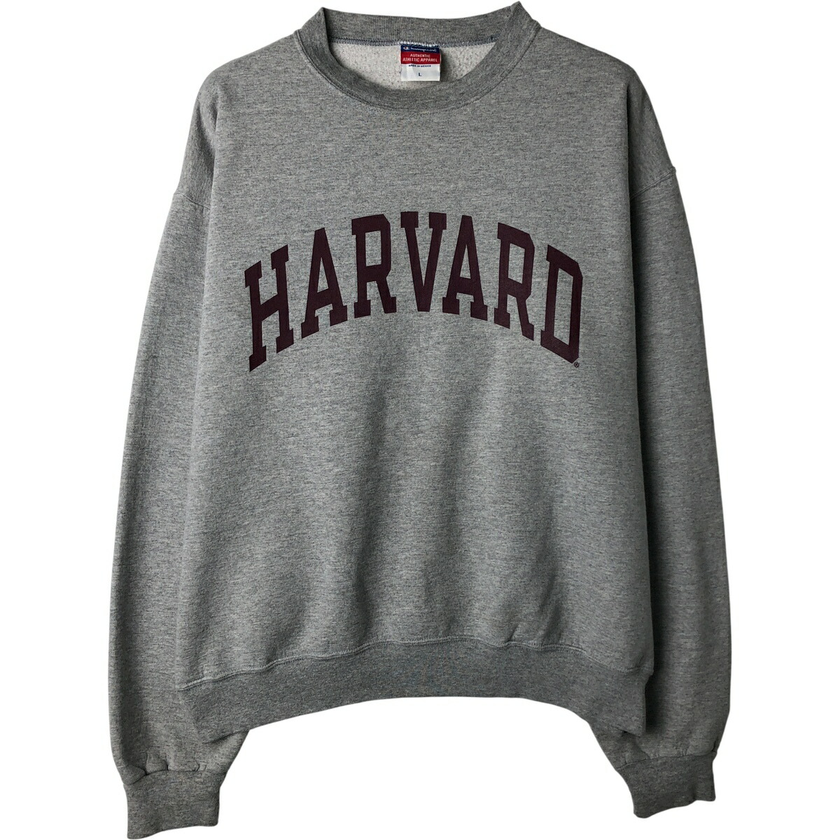 古着 00'S~ チャンピオン Champion AUTHENTIC ATHLETIC APPAREL HARVARD ハーバード大学 カレッジスウェットシャツ トレーナー メンズL相当 /eaa538574 【中古】 【260222】 グレー系 春夏秋冬