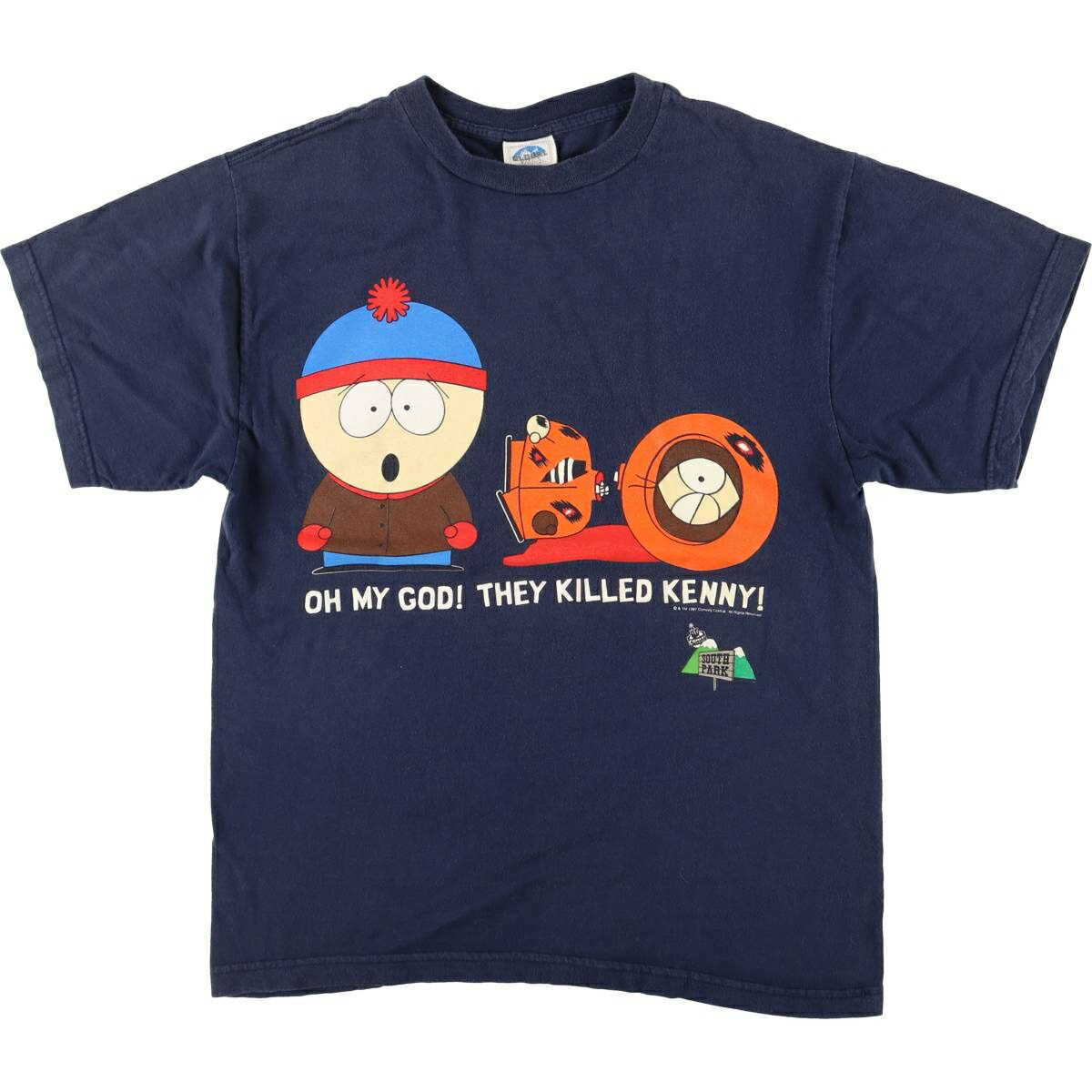 古着 90'S GLOBAL SOUTH PARK サウスパーク アニメ キャラクタープリントTシャツ メンズL相当 ヴィンテージ /eaa538621 【中古】 【250420】 【GR-JTW2504】 【SS2603_10】