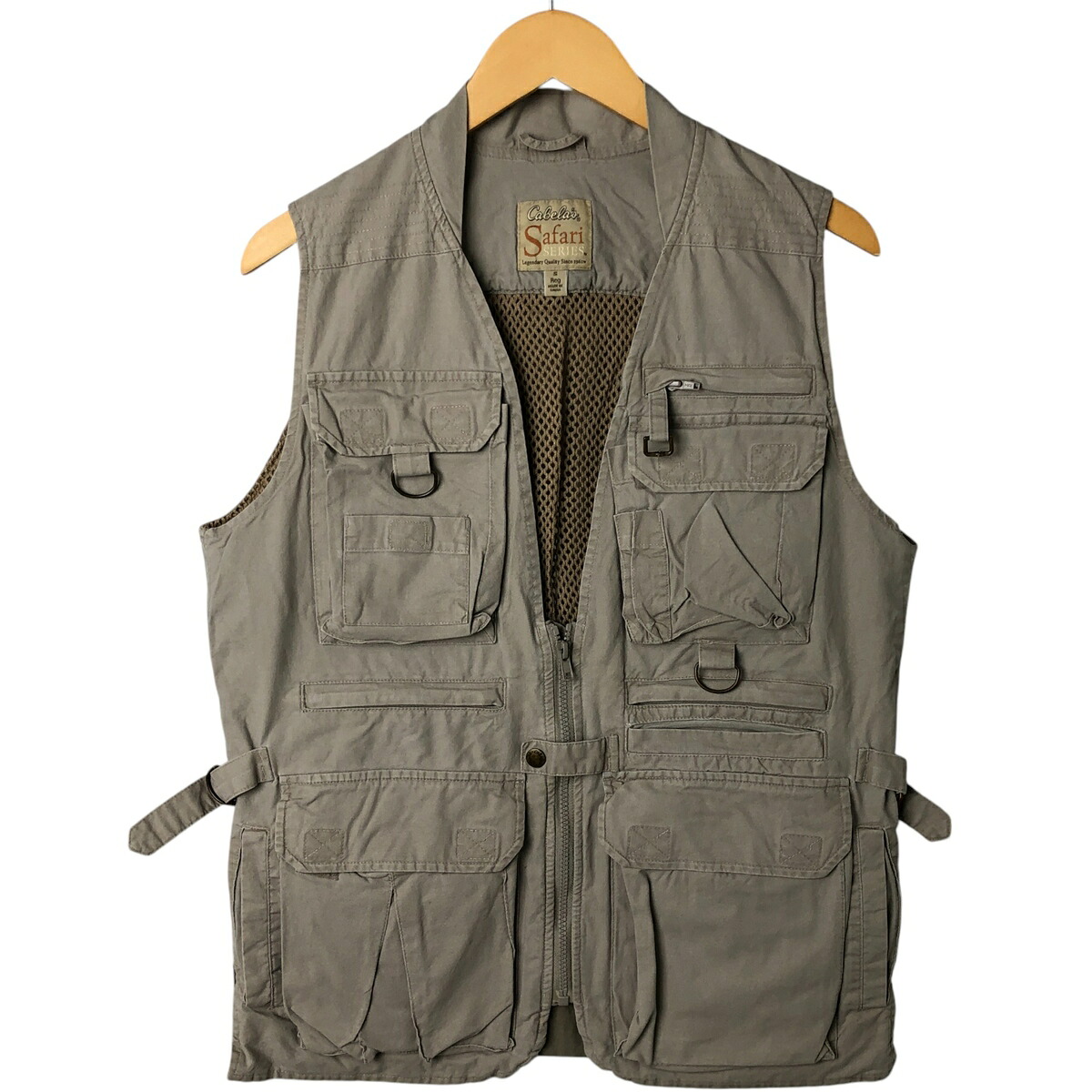 古着 90~00'S カベラス Cabelas SAFARI フィッシングベスト メンズS相当 ヴィンテージ /eaa540148 【中古】 【250428】 【NL2503】 【SS2603_50】