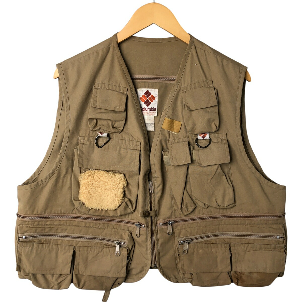 楽天市場】70s Columbia コロンビア フィッシング ベスト ベージュ系