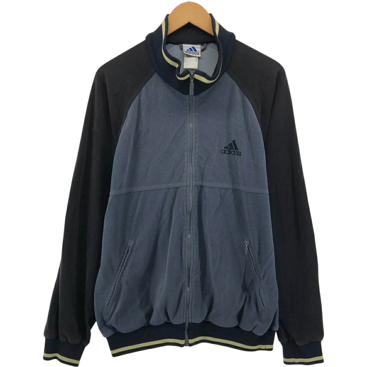 古着 90'S アディダス adidas バックロゴ ベロアジャージ トラックジャケット メンズL相当 ヴィンテージ /eaa540402 【中古】 【250503】 【SS2603_10】